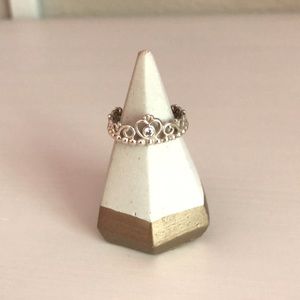 Pandora My Princess Silver Ring - Size 8